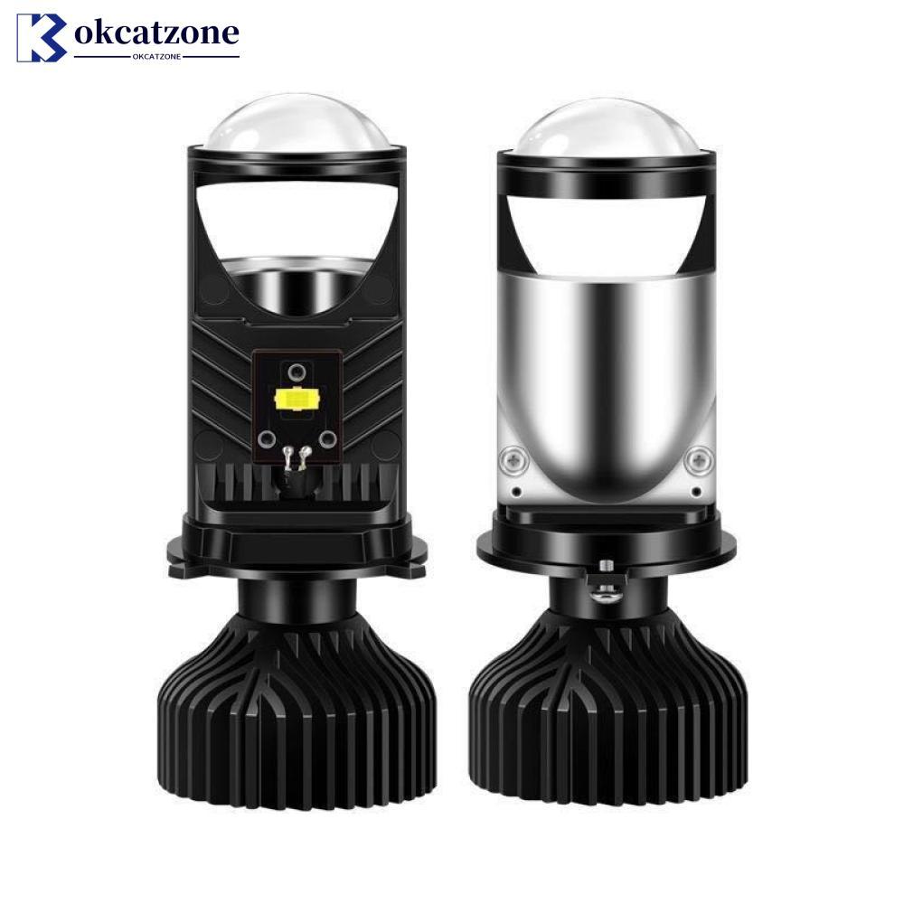 OKCATZONE Y9 ไฟหน้ารถไฟฟ้าดัดแปลง H4 เลนส์ LED ไฟไฟสูงและต่ํา C5D9