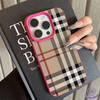 เคสผิวหนัง ลวดลายสก็อต แมท เรียบหรู สไตล์คลาสสิก สำหรับ IPhone 13 17 Air 15 11 16 12 14 Pro Max XR X XS 7 16 8 Plus