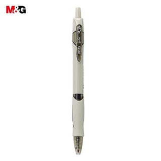 ปากกาเจล M&G AGP023DP ขนาดหัว 0.38 มม ปากกาเจลกดสีน้ำเงิน ปากกาเจลแบบกด สีชัด เส้นคม