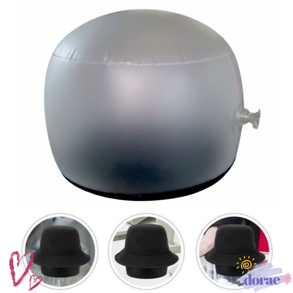 DORAE หมวกเป่าลม Shaping Liner รองรับหมวกเบสบอล Shaper แบบพกพาใส่หมวกด้านในริ้วรอยจอแสดงผล Props สําหรับขาตั้ง Molder
