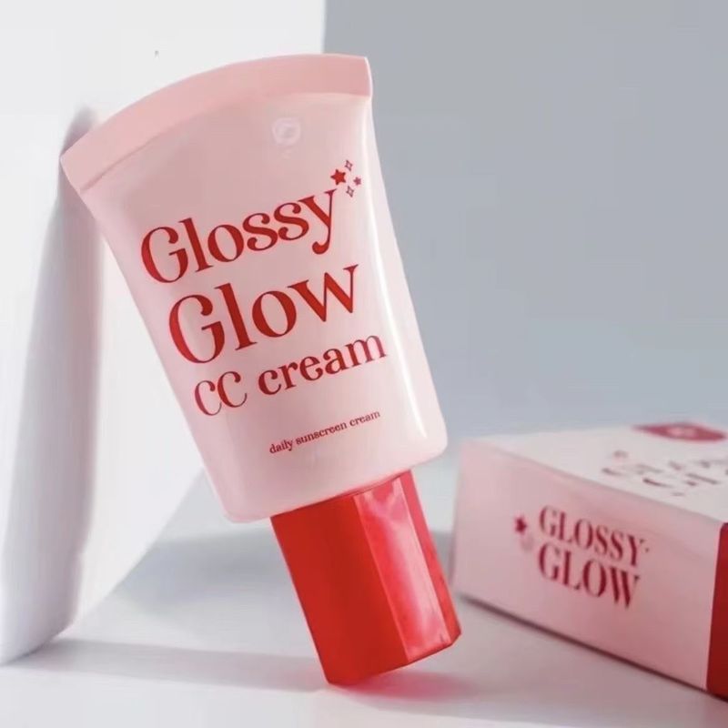 ประเทศไทย ของแท้ glosse Glow Brightening Liquid Foundation ครีมกันแดด CC Cream/BB Cream คอนซีลเลอร์ 