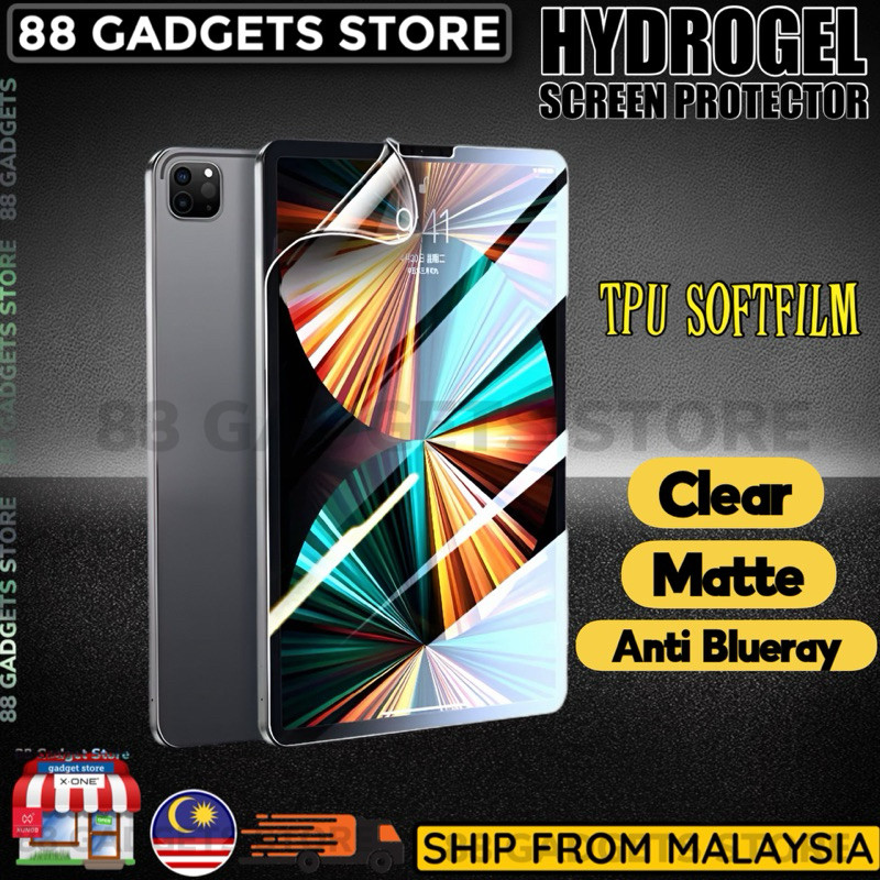 ฟิล์มกันรอยหน้าจอ Hydrogel รองรับ iPad Air 13 นิ้ว / Air 11 นิ้ว / Air 5 / Air 4 / iPad Air 3 / iPad