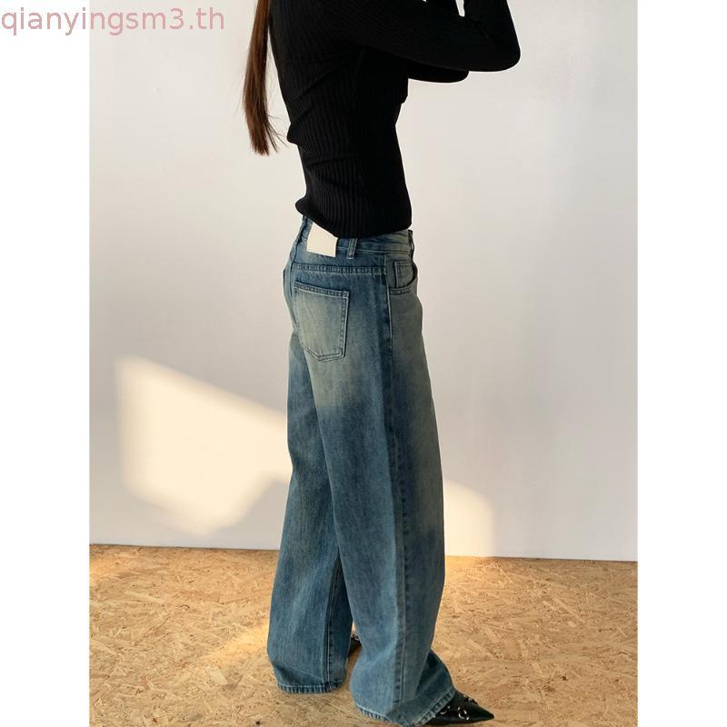 Riley.apparels - Virgin Jeans กางเกงยีนส์ 2ความยาว ทรงกระบอกกลางปลายขาม้า 7012