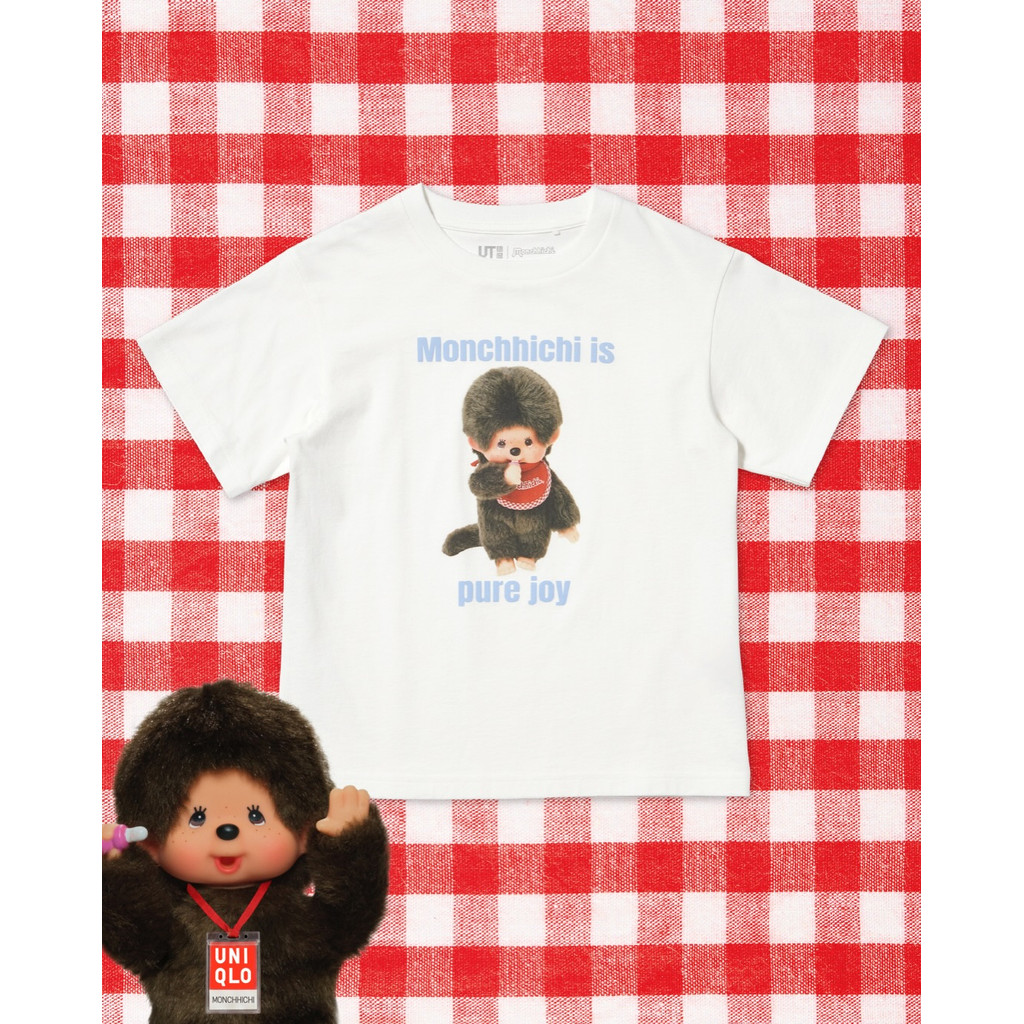 เสื้อยืด Monchhichi  Tee ผ้าฝ้าย ระบายอากาศ สบาย S-5XL