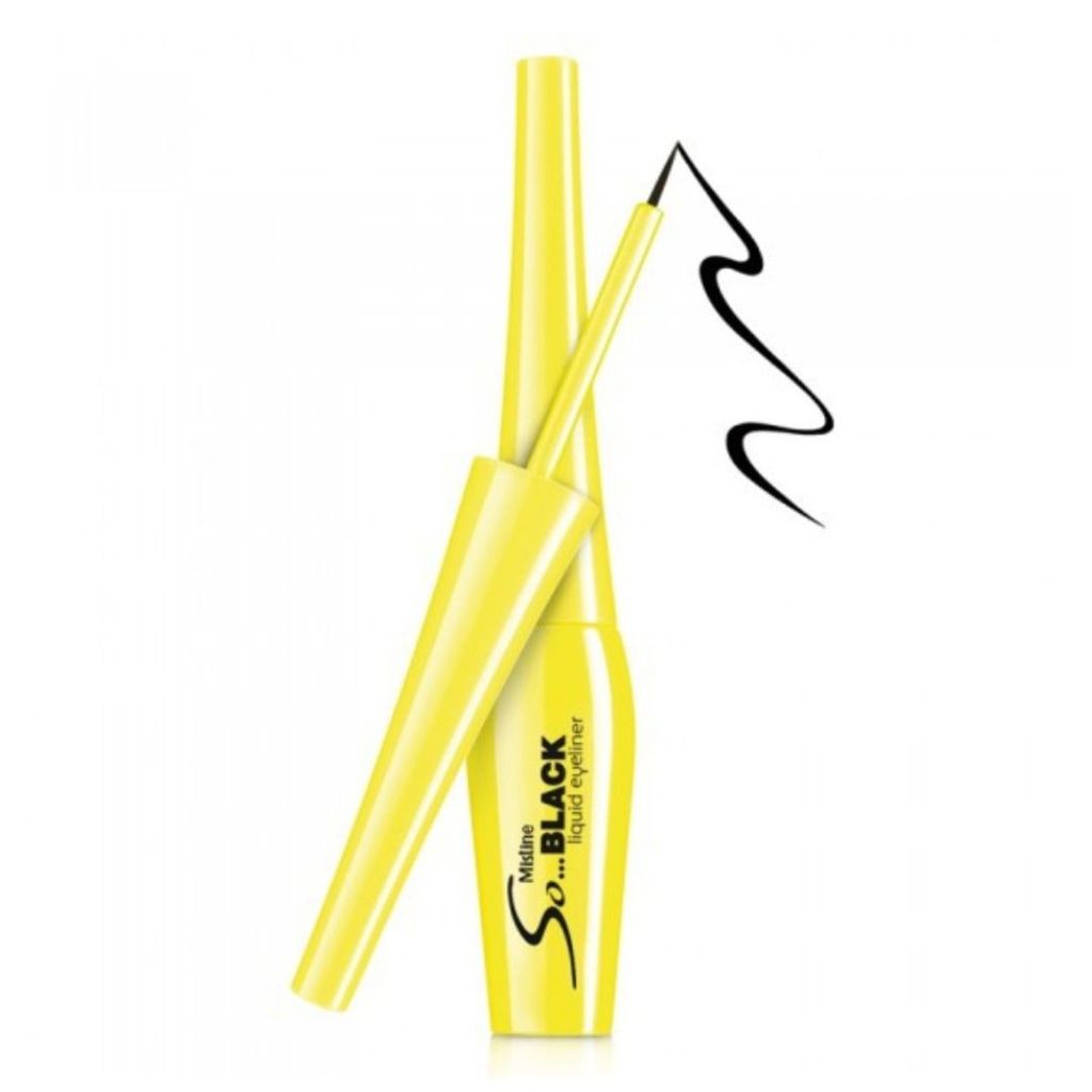 Mistine So Black อายไลเนอร์ ลิควิด ที่เป็นเนื้อแมท หัวพู่กัน เส้นบาง กันน้ำ กันเหงื่อ - รูปที่ 4