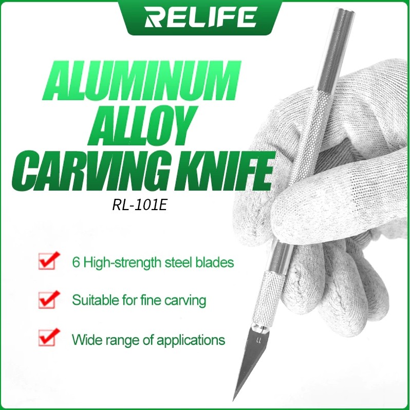 ใบมีดพร้อมด้ามจับ RELIFE RL-101E พร้อมใบมีด แถมใบมีดด้วย6ใบ