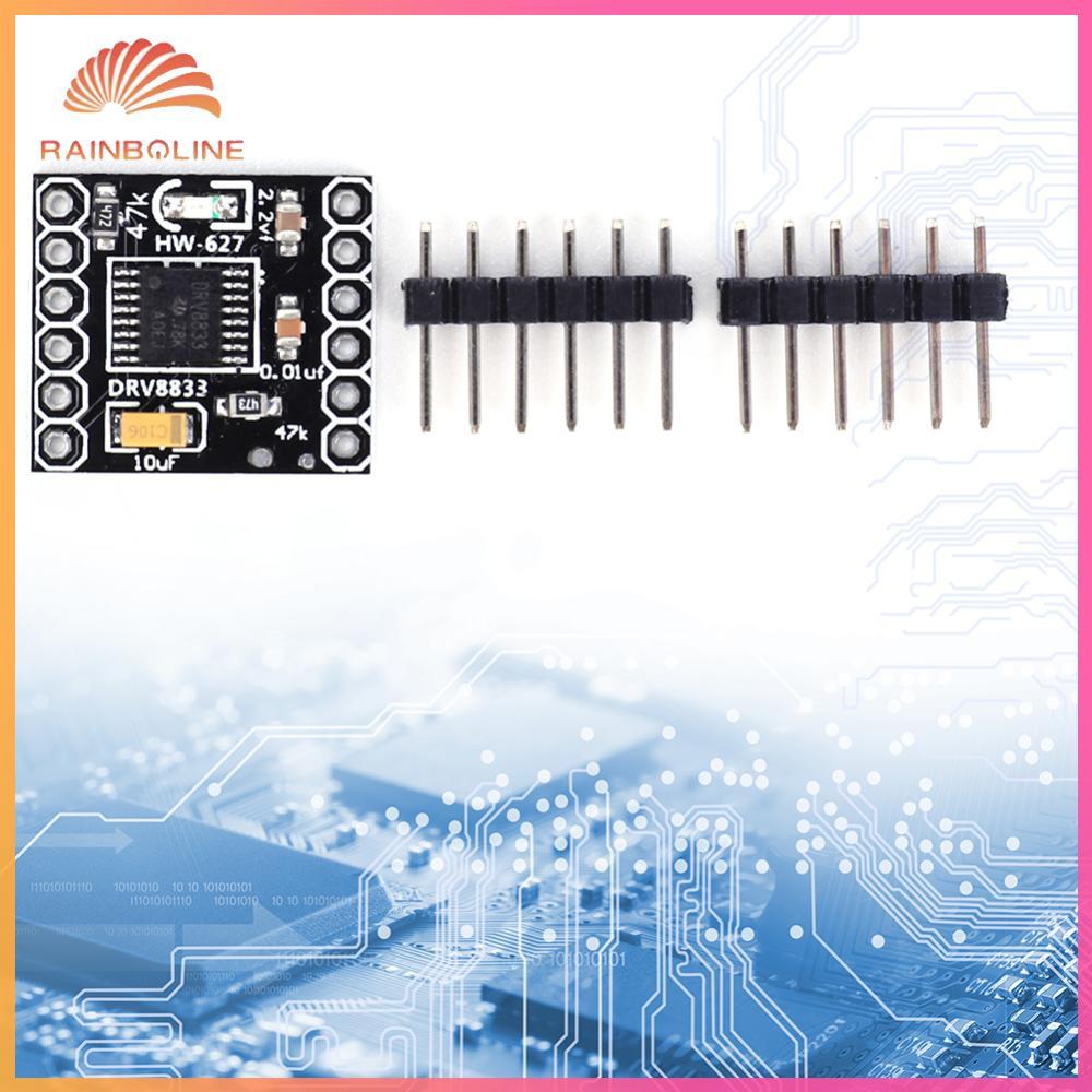 ฝน❤  DRV8833 โมดูลไดรฟ์มอเตอร์กระจายความร้อนที่ดีบอร์ดควบคุมสําหรับ Arduino