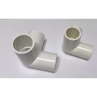 สามทางมุมสีขาว ข้อต่อสามทางฉาก PVC สีขาว ยี่ห้อ ท่อน้ำไทย ขนาด 1/2 3/4 และ 1 " (4หุน 6หุน และ 1นิ้ว)