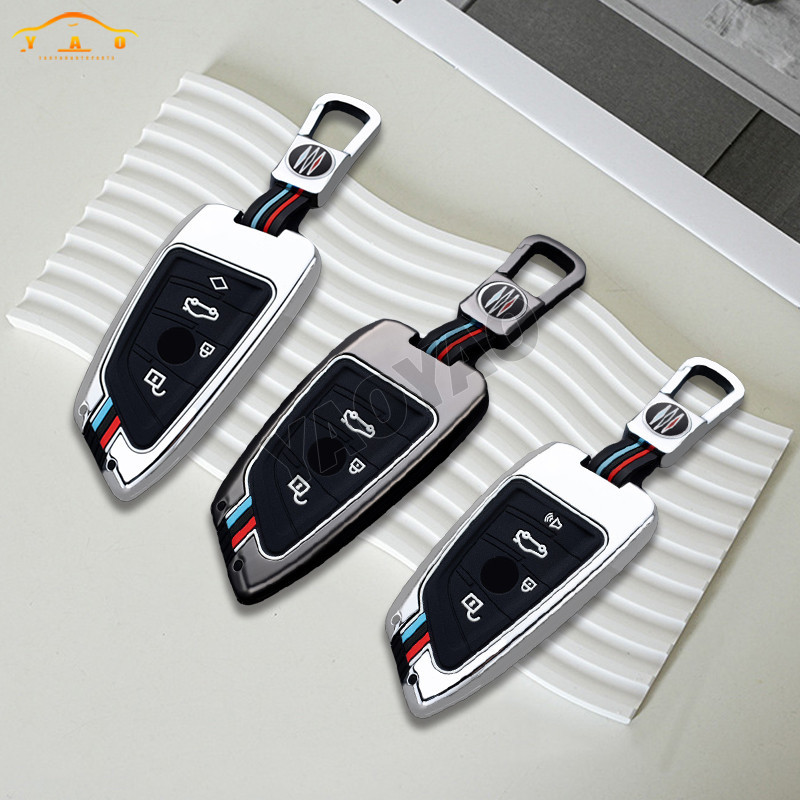 สําหรับ BMW 3 5 7 Series G20 G30 X1 X4 X5 X3 45e G05 X6 F20 I4 35i G21 F40 F80 สังกะสีซิลิโคนกุญแจรถ