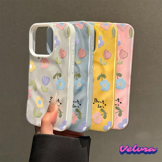 💖จัดส่งในพื้นที่💖 เคสเหมือนอุกกาบาต มีสีสัน ดอกไม้ สวย สีม่วง สําหรับIPhone17 15 14 13 12 11 7 8plus Pro Promax X XR XS