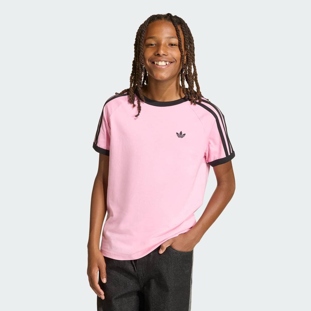 adidas Lifestyle 3 STRIPES TEE Unisex Pink KE0922