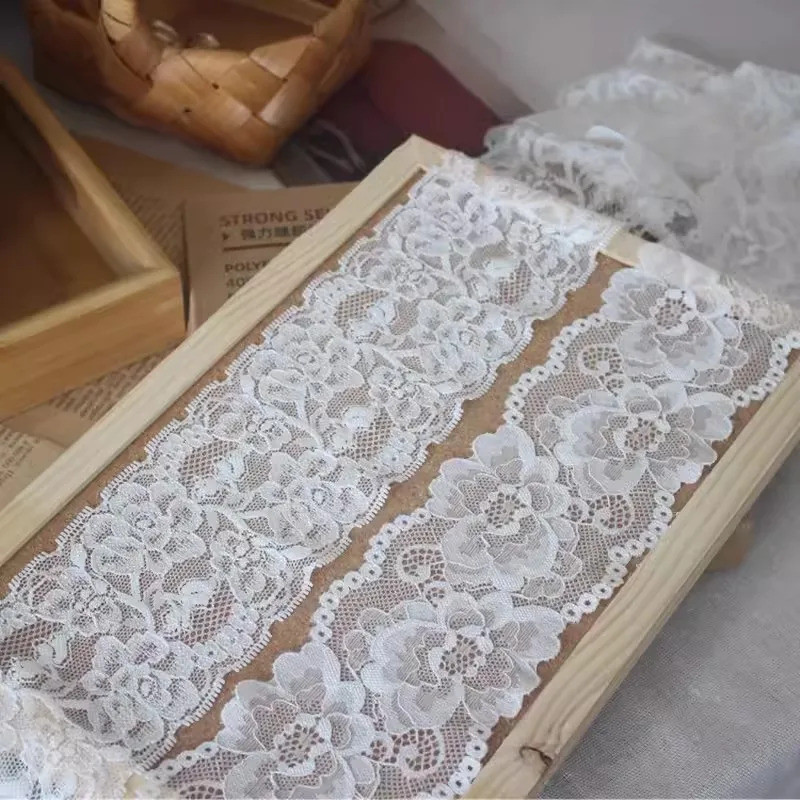 High quality flowers Stretch lace dress decoration Sewing materials DIY wedding dress head wedding b