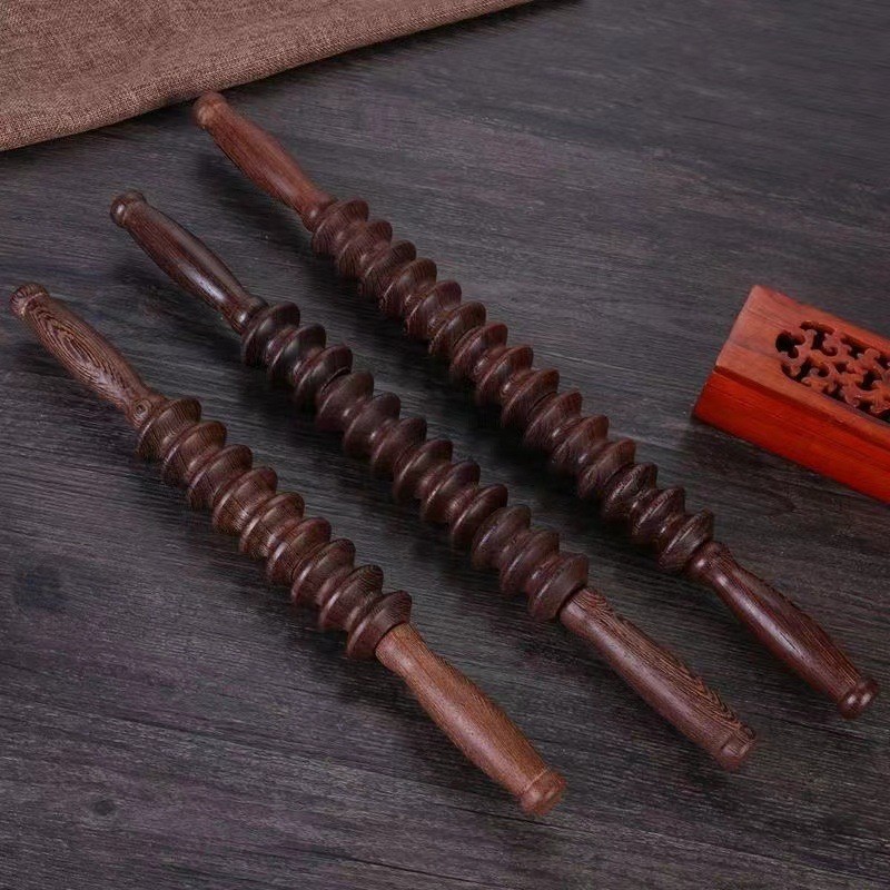 Wenge Roller Yoga Massage คอไหล่คอเครื่องนวดตัวมัลติฟังก์ชั่น Back Belly Etc. 1219z