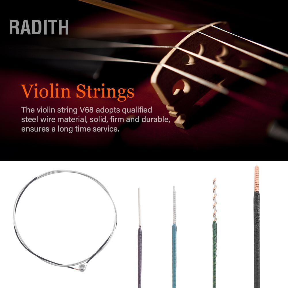 Radith IRIN Professional ลวดเหล็กสายไวโอลิน V68 เครื่องดนตรีอุปกรณ์เสริม
