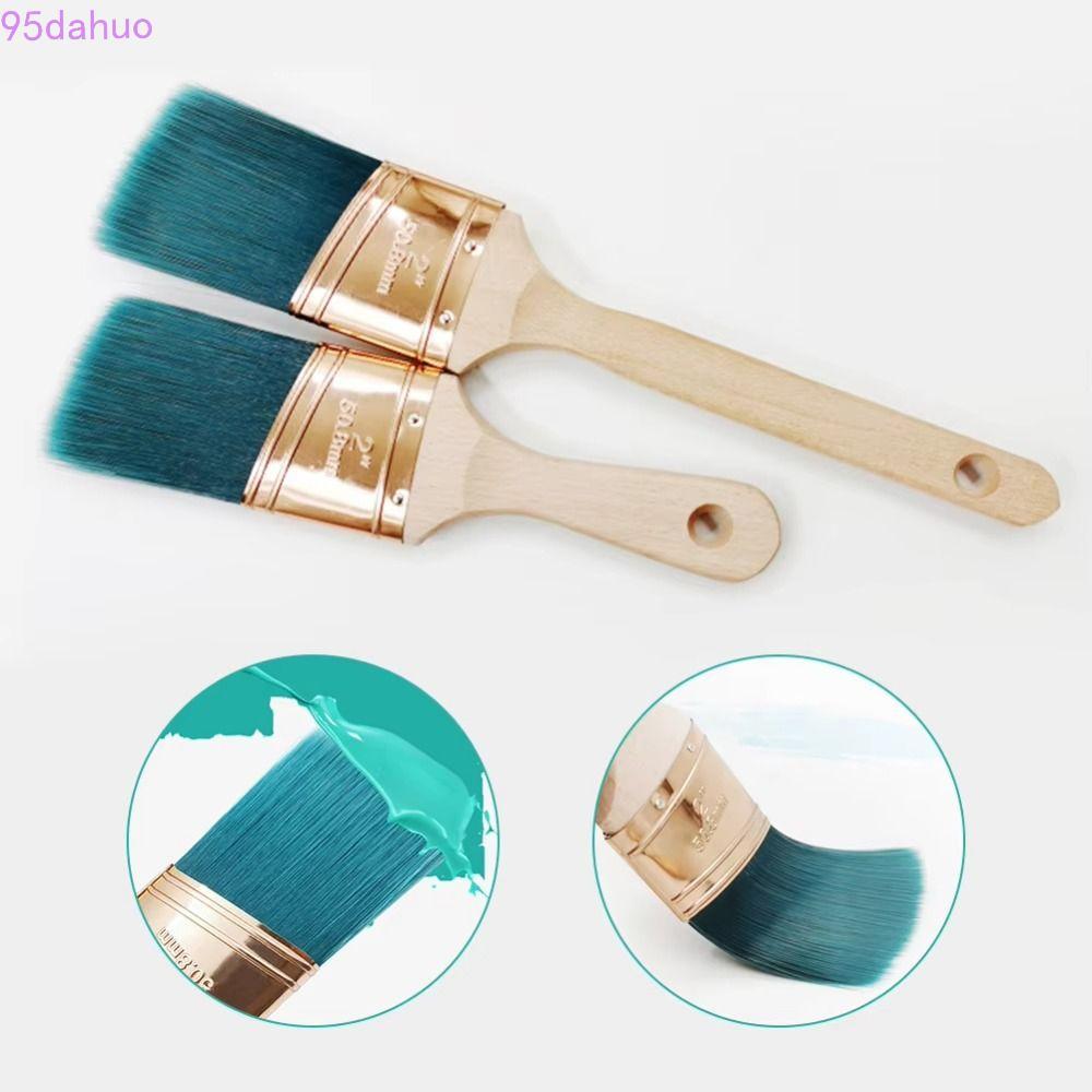 แปรงทาสี DAHUO, 2 นิ้ว Fewer แปรงเครื่องหมายแปรงขนนุ่ม, ทําความสะอาดง่ายสบายจับเส้นใยเคมีชุด Applica