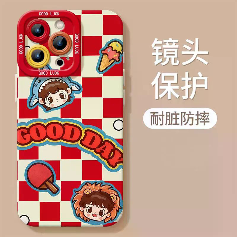 2026 รุ่น Q Satou เคสโทรศัพท์รวมทุกอย่าง Frosted Angel Eyes สําหรับ Iphone 17 16 15 14 Pro Max 13 12