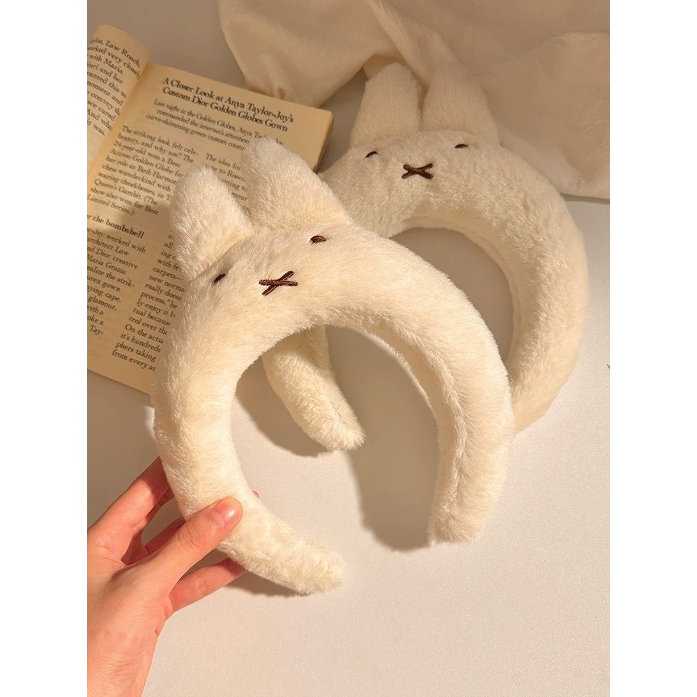 ที่คาดผม กระต่าย ลายน่ารัก สีขาว มาใหม่ พร้อมส่งจากไทย