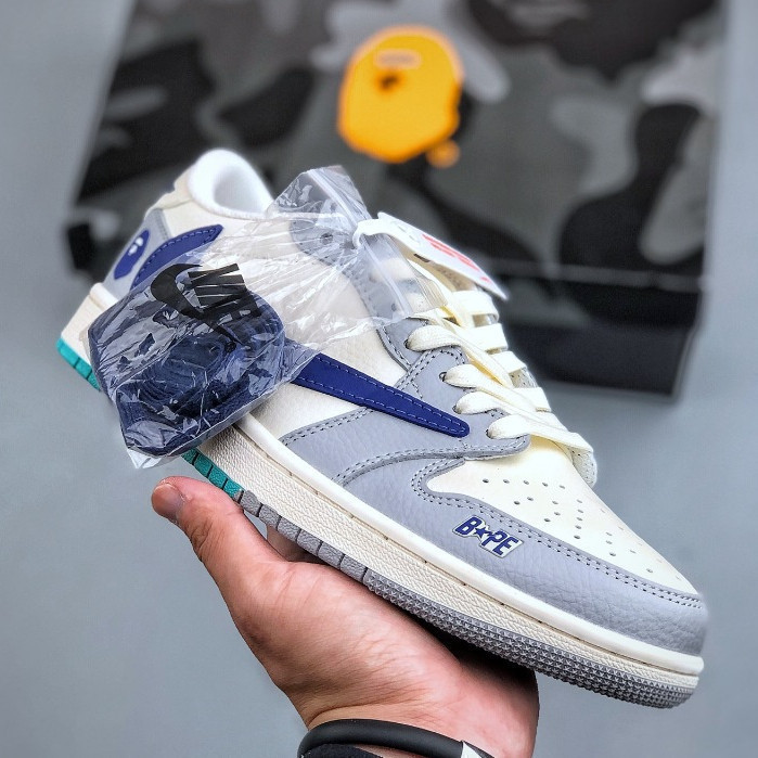 Travis Cultural Scott Fragment Design x Air 1 Low OG SP รองเท้าผ้าใบลําลอง LJ5188-021