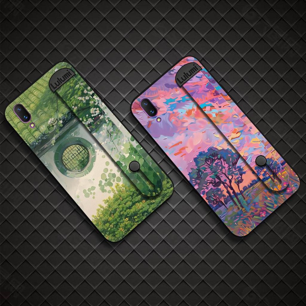 ออกแบบแฟชั่นสีธรรมดาเคสโทรศัพท์สําหรับ VIVO X23/V1809A/V1809T ผู้ถือโทรศัพท์ซิลิโคนทนทานบุคลิกภาพ Ki