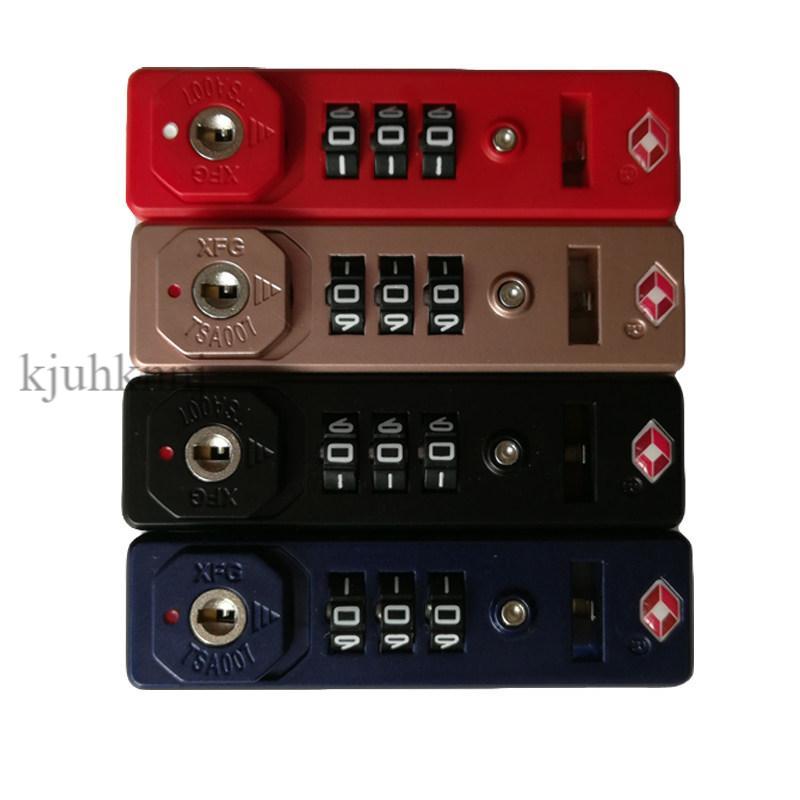 ((ล็อคด้านหน้าด้านหลังภาพจับคู่) XFG Clearance Lock TSA007 Trunk COMBINATION Lock กรอบอลูมิเนียม Tru