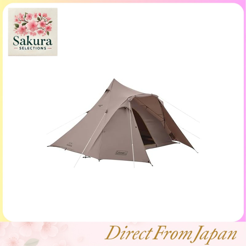 Coleman Tent Wide Teepee/3025 for Camping and Disaster Preparedness, Easy Assembly, with Front Vesti