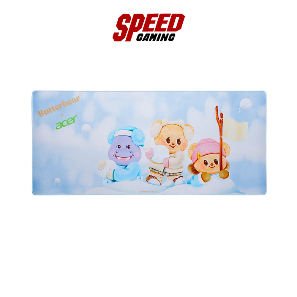 ACER x Butterbear Winter Wonderland | 880 x 390 x 3MM XXL | Mouse Pad (แผ่นรองเมาส์) | By Speed Gami