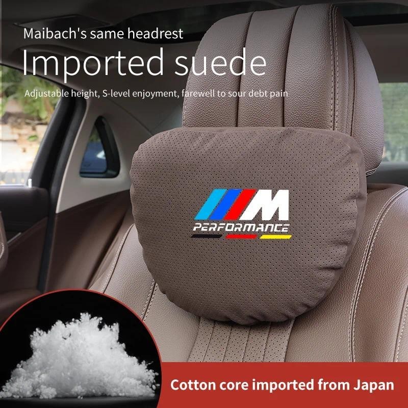 รถ Headrest คอสนับสนุนที่นั่งเอวเบาะคอหมอนสําหรับ BMW M Power E36 E39 E46 E60 E90 E91 F01 F10 F20 F3