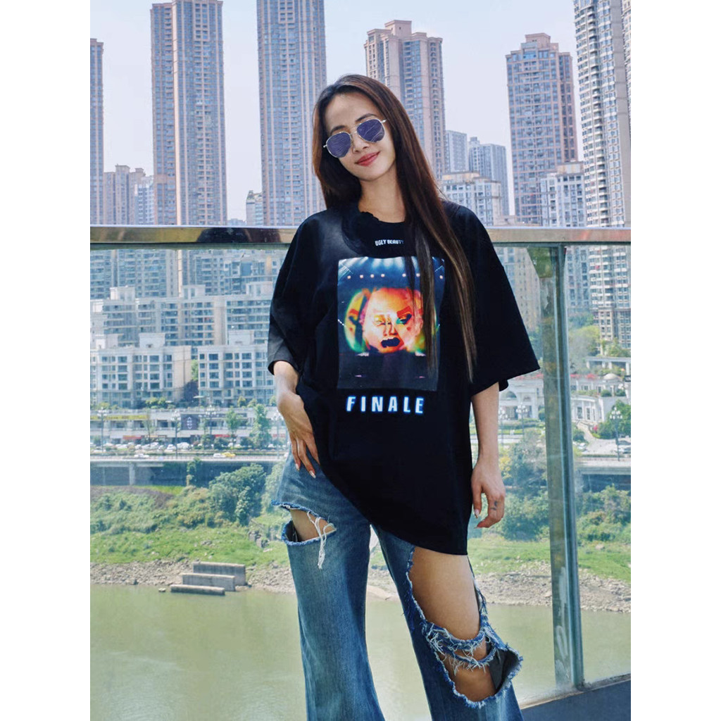 เสื้อยืดแขนสั้น Jolin Tsai สำหรับแฟนเพลงคอนเสิร์ต