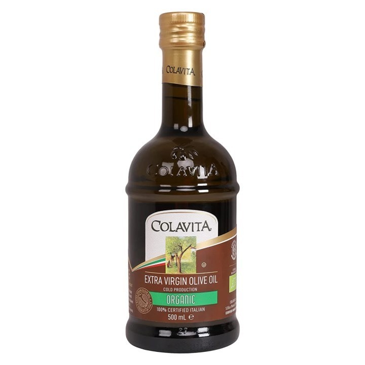 Colavita Extra Virgin Olive Oil Organic 500ml.น้ำมันมะกอกบริสุทธิ์ ออร์แกนิก 100%