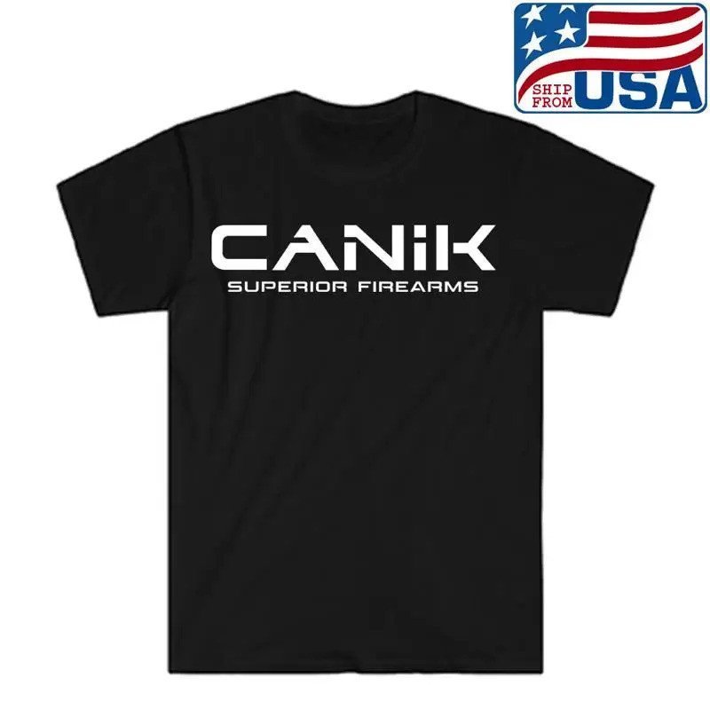 เสื้อยืด CANIK Superior Firearms สีดำ ไซส์ S ถึง 5XL
