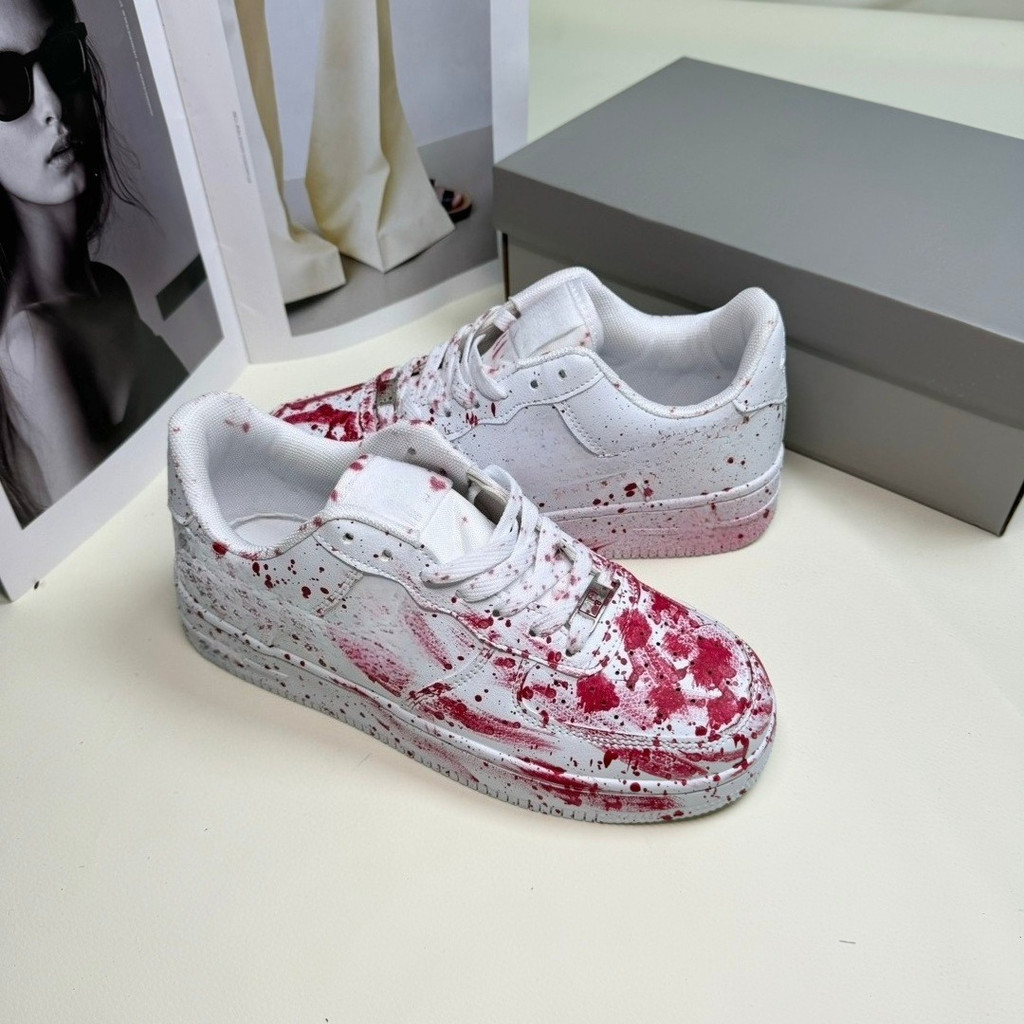 Breathable Low-Top Student White Case Discovery รองเท้าผ้าใบผู้ชายผู้หญิงรองเท้าสเก็ตบอร์ด