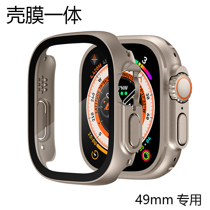 เหมาะสําหรับ Apple watch Ultra2 watch Case 49mm Case Film Integrated Protective Case Apple Watch Pro