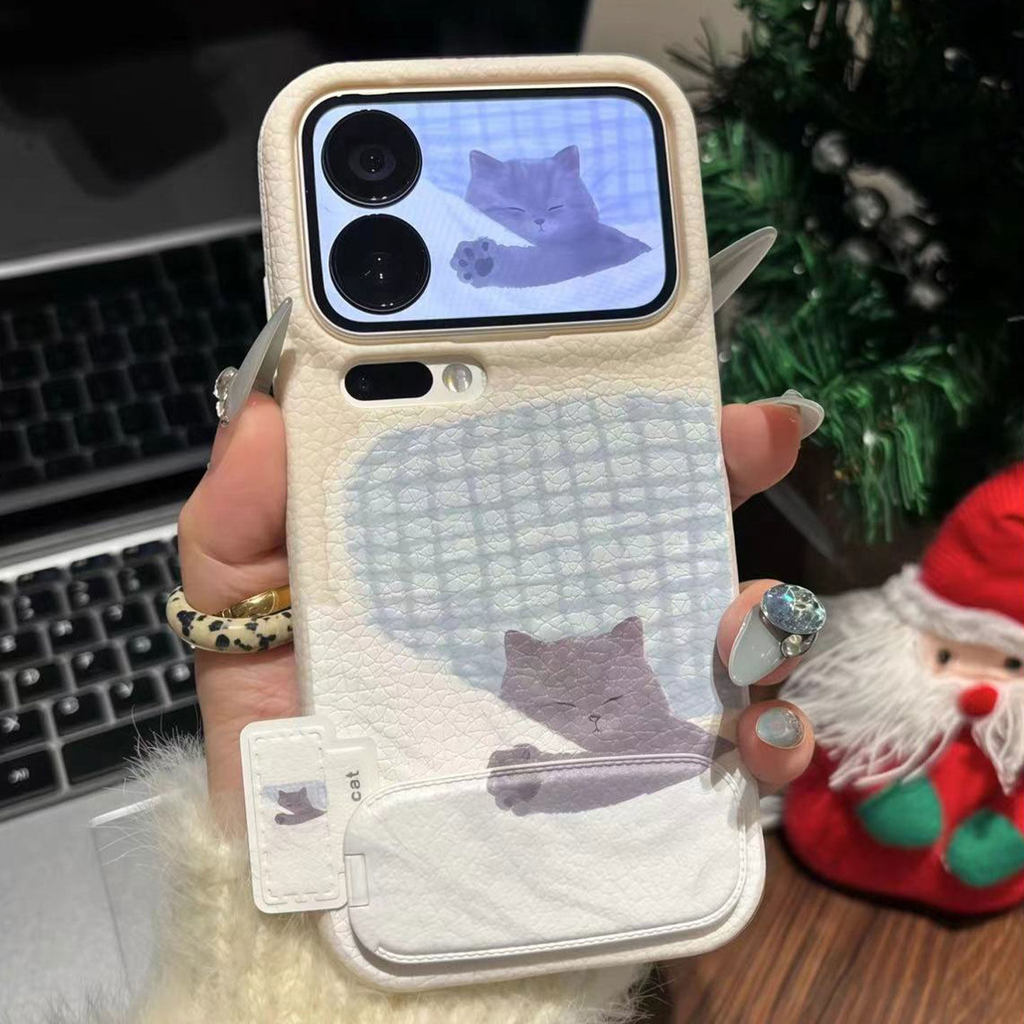 ลูกแมวนอนเหมาะสําหรับ Apple 17PROMAX เคสโทรศัพท์ iPhone16 Huawei p80nova14 Xiaomi 17note131 Plus ace