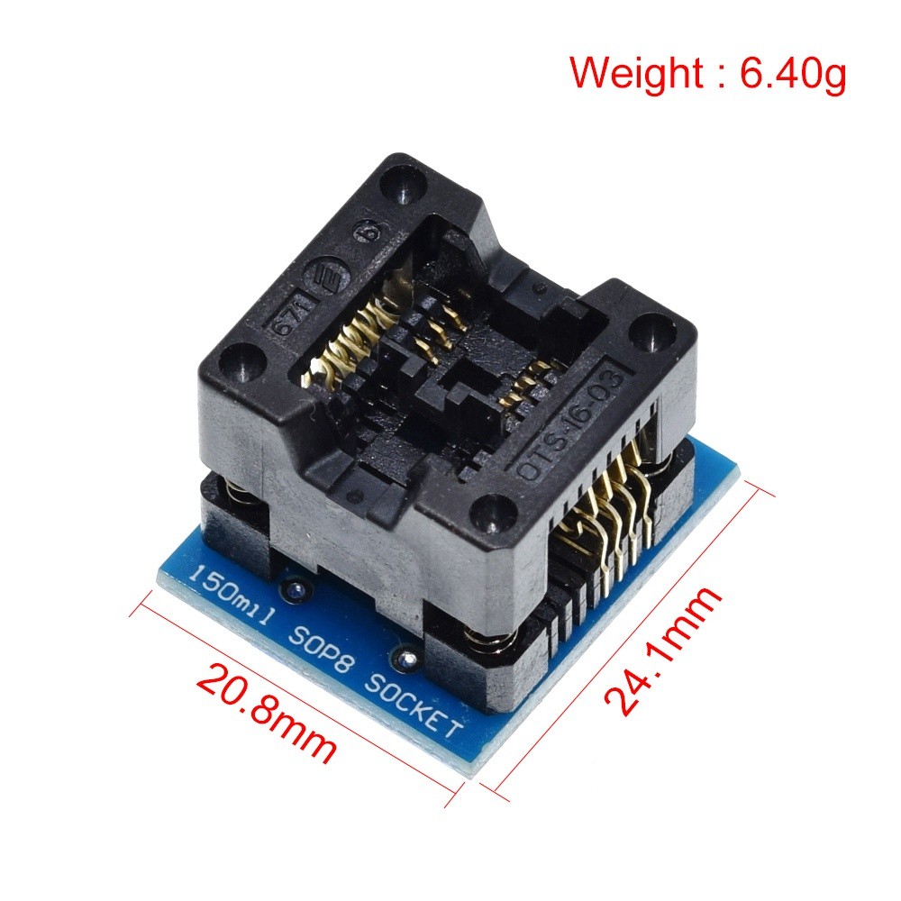 SOIC8 SOP8 SOP16 ถึง DIP8 กว้างที่นั่งกว้าง 150mil 200mil รูปที่ 2