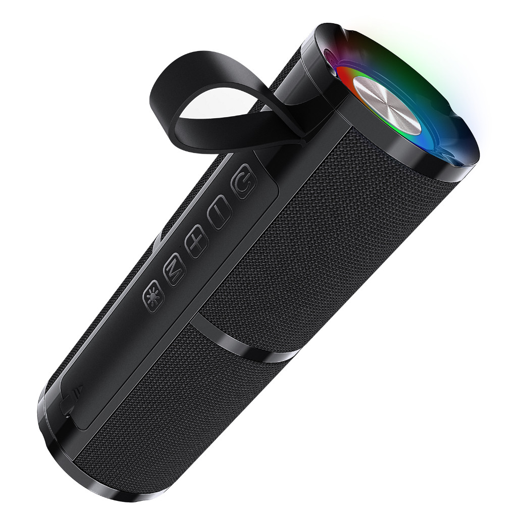 1Hora Bluetooth Speaker รุ่น BOC060 ลำโพงบลูทูธ ลำโพงไรสาย สีดำ