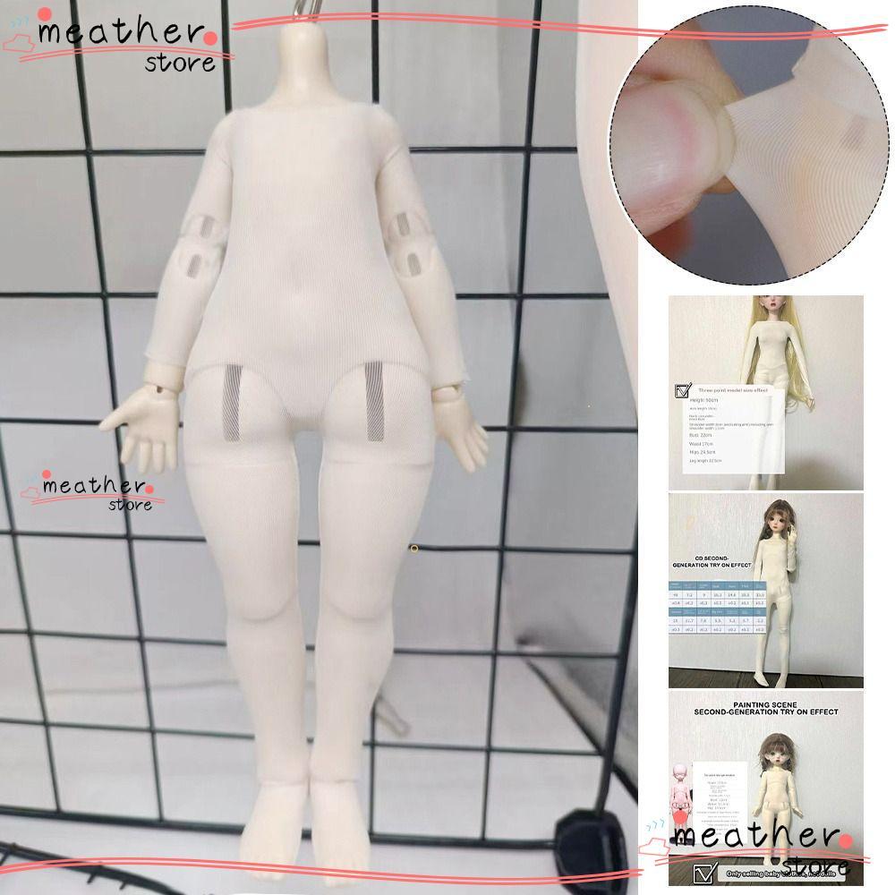 MEATHERSTORE ชุดนอนผ้าฝ้าย,สีขาวหลายขนาดตุ๊กตายืดหยุ่นJumpsuit,น่ารักแฟชั่นDIYอุปกรณ์เสริมตุ๊กตาเสื้อผ้านอนสําหรับ1/3 1/4 1/6 BJD 30/45/60ซม.ตุ๊กตา – โปรปัง