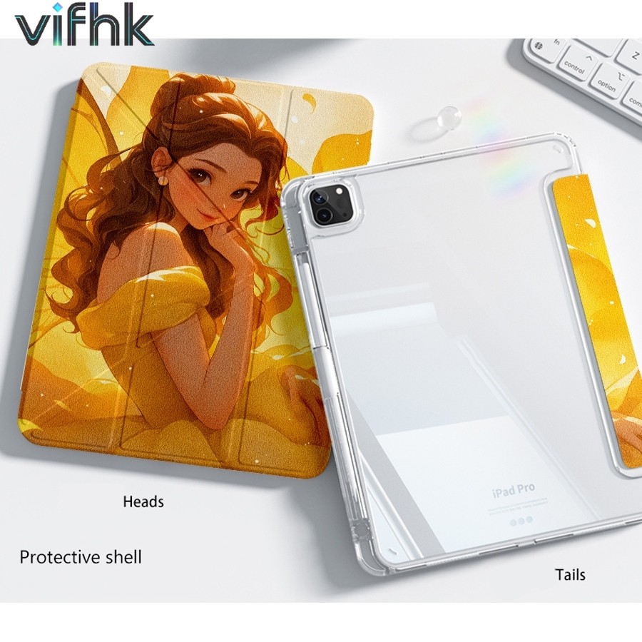 Princess Sleep Fairy Tale พับ 3+Y Y รูปร่าง, คุณภาพดีที่สุด Infinix TECNO Case, เหมาะสําหรับ Infinix