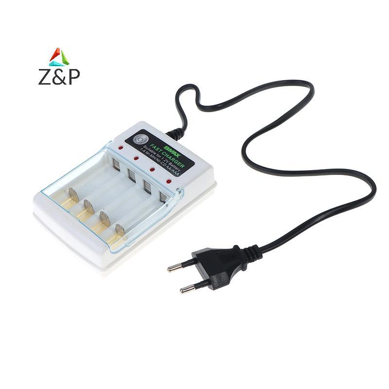 Z&P 1.2V 1.5V AA AAA เครื่องชาร์จแบตเตอรี่แบบชาร์จไฟได้สําหรับรีโมทคอนโทรลปลั๊ก EU COD