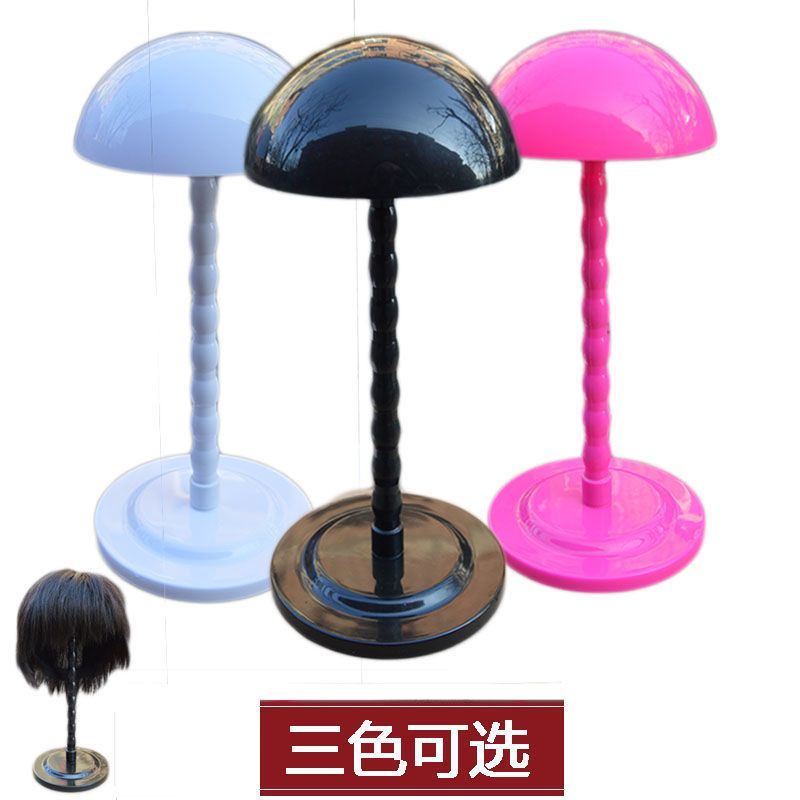 New Product#[Shop Hot Sale]Wig Stand Holder Hair Rack Foldable Home Round Head Wig Stand Plastic Hai