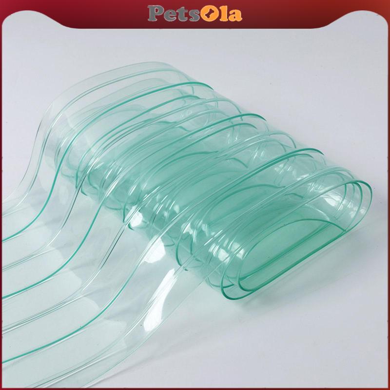 PETSOLA ม่านประตู PVC เปลี่ยนโปร่งใส Croppable สําหรับ DIY สุนัขหรือแมวประตูผลิตภัณฑ์สําหรับสัตว์เลี้ยง Kennel ความยาวประตู 1.5M แผ่นปิดประตู ราคา ถูกที่สุด ดีลบีเคเค แกลเลอรีภาพที่ 7