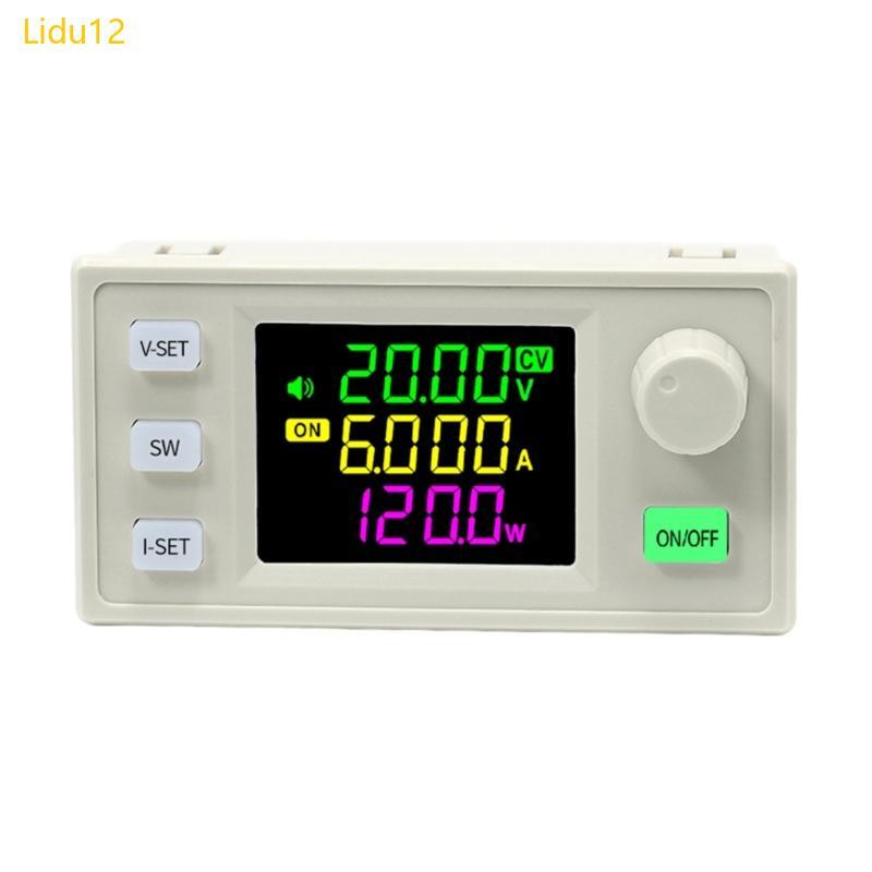 Lidu12 เครื่องปรับแรงดันไฟฟ้า SK120X 120W ที่แม่นยําพร้อมหน้าจอ LCD สําหรับการทดสอบวงจร