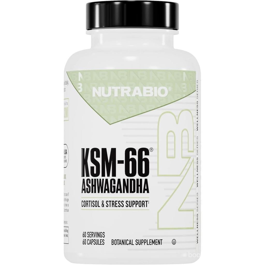 NutraBio Ashwagandha K66 | Ashwagandha Herbal for Stress Mood & Performance | 600 MG ของ Stuned K66 