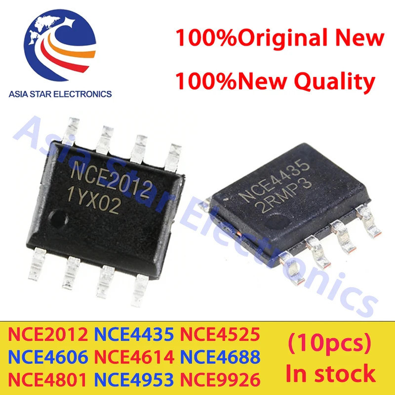 5PCS NCE2012 NCE4435 NCE4525 NCE4606 NCE4614 NCE4688 NCE4801 NCE4953 NCE9926 SOP-8 ชิปเซ็ต IC