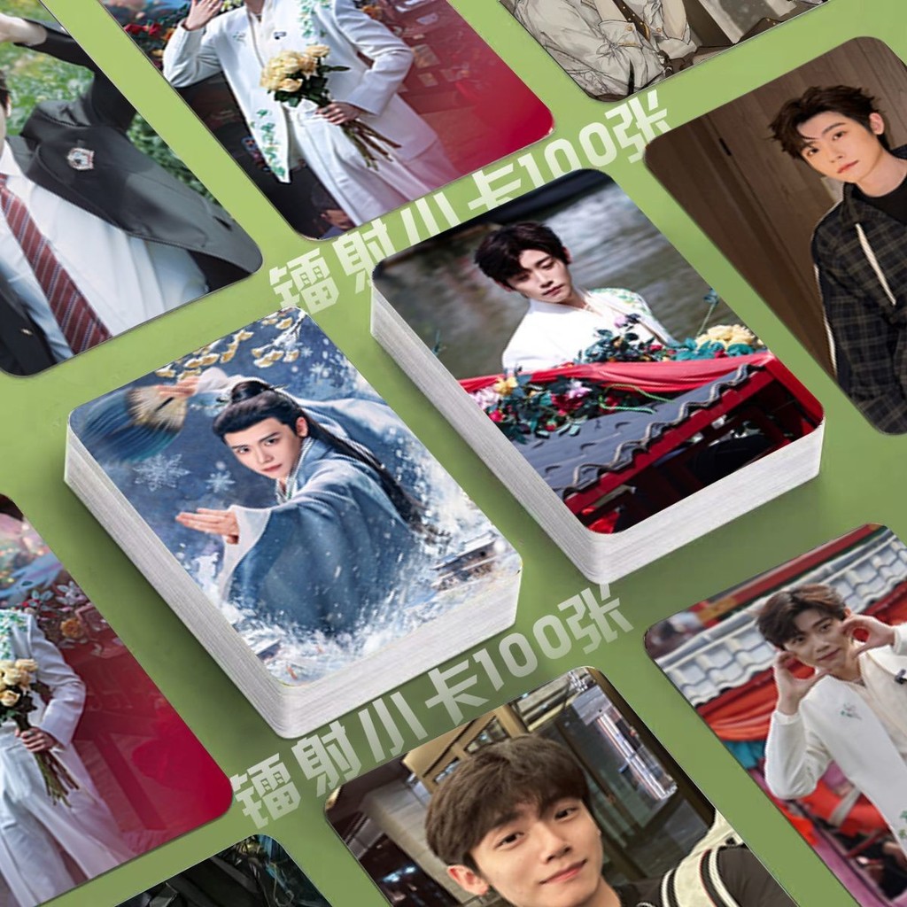 Li Qingming Shangheyuan Laser Photocard 10 ซม.การ์ด LOMO คอลเลกชันที่ระลึกเคสป้องกัน Photocard#李卿清明上河园镭射小卡三寸LOMO卡纪念珍藏保护套小卡片#4/2