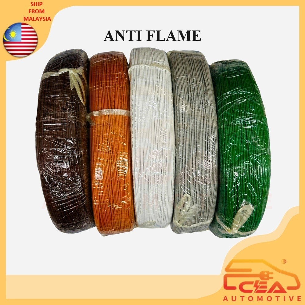 0.5mm2 20AWG UL1332 FEP สูงอุณหภูมิลวดดีบุกทองแดง (190.186) อัตโนมัติอิเล็กทรอนิกส์สาย 200 C 1 เมตร