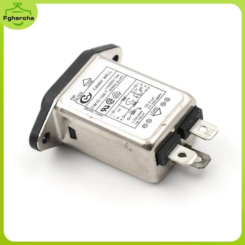 1PCS EMI RFI กรอง AC 250V 10A CW1D-10A-T Suppressor Power Line ตัวกรองเสียงรบกวน
0
0
0
0
0