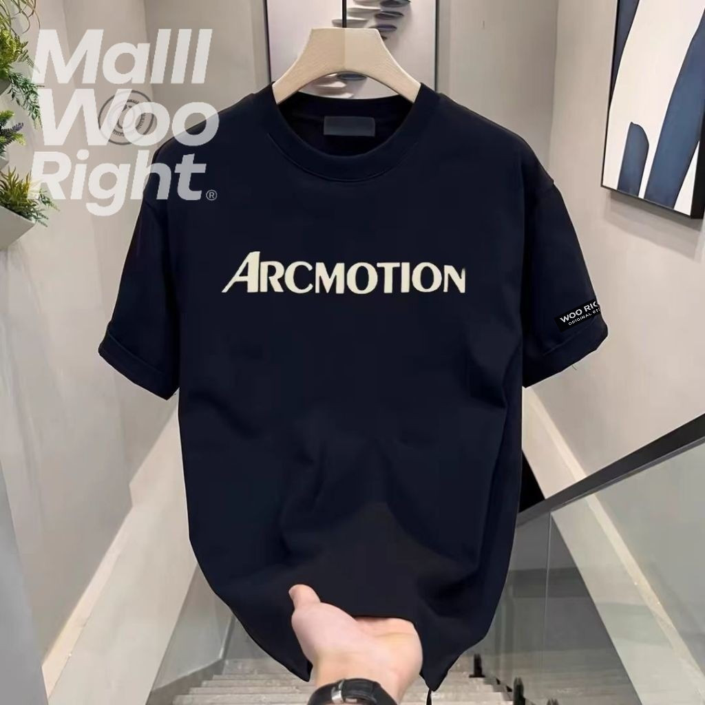 (จัดส่งตลอด 24 ชั่วโมง)Woo Right  เสื้อยืดดํา oversize cotton100 แฟชั่นย้อนยุค แขนสั้นคอกลมผู้ชาย1 HY
