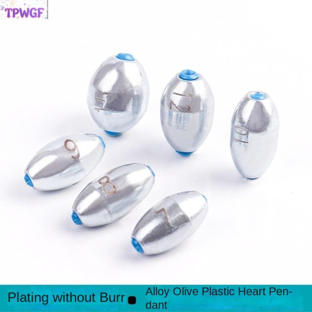 TPWGF 20pcs ตกปลาน้ําหนัก Sinker, 3g/4g/5g/6g/7g/8g/9g/10g โลหะผสมวัสดุเหล็กคาร์บอนตกปลา Sinkers, 2024 น้ําหนักตะกั่วปลาคาร์พตกปลา Hollow Lure ตะกั่วน้ําหนักปลาคาร์พตกปลา