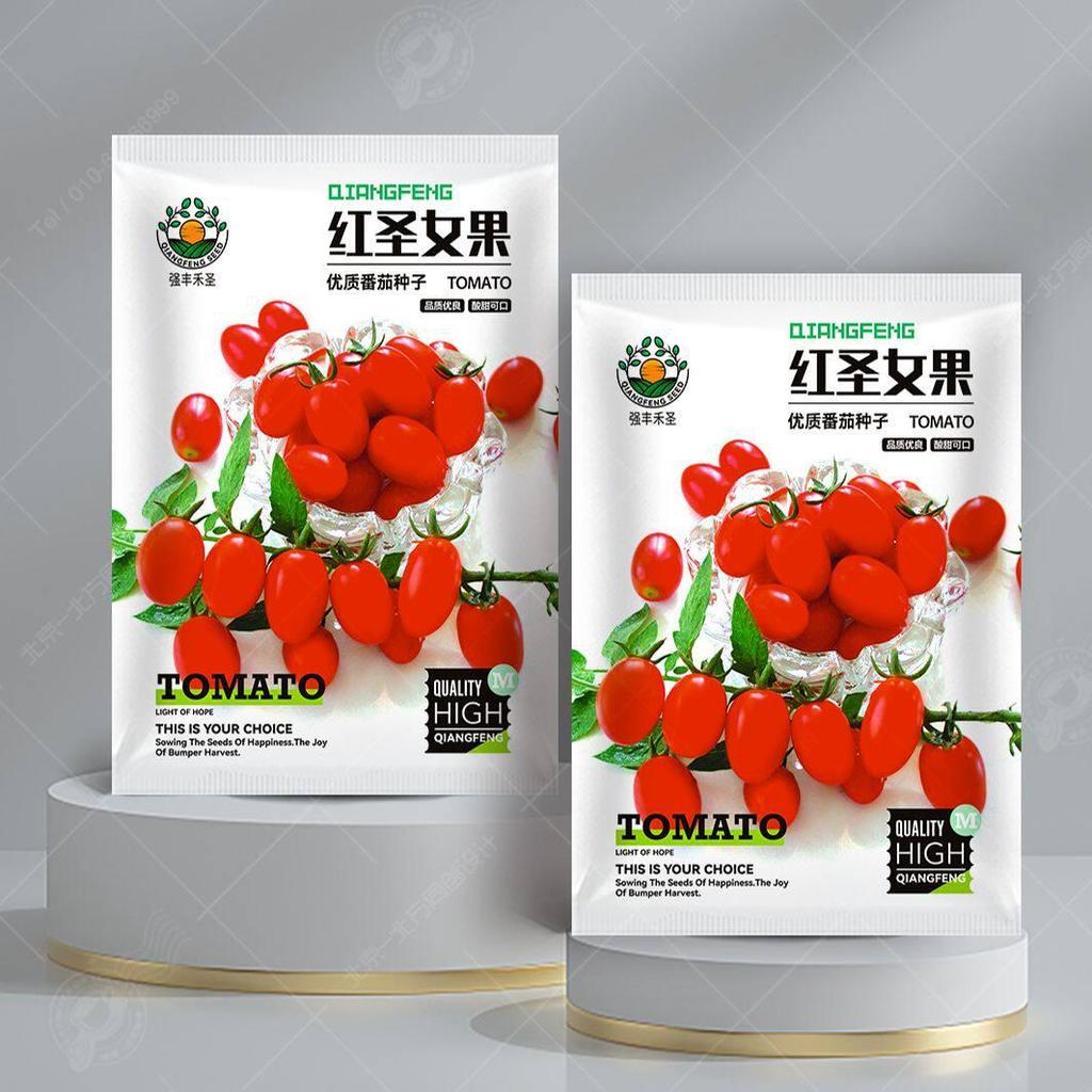 *现货*新鲜水果番茄籽种子 红圣女果种子樱桃小番茄 阳台盆栽西红柿种子Fresh fruit tomato seeds, red cherry tomato seeds.20260404