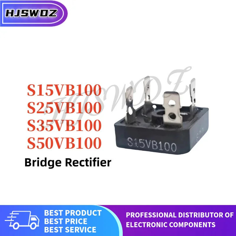 2PCS S25VB100 S35VB100 S50VB100 S15VB100 Rectifier สะพานสะพานStack-Square Quadยี่ห้อใหม่ในสต็อกชิปic